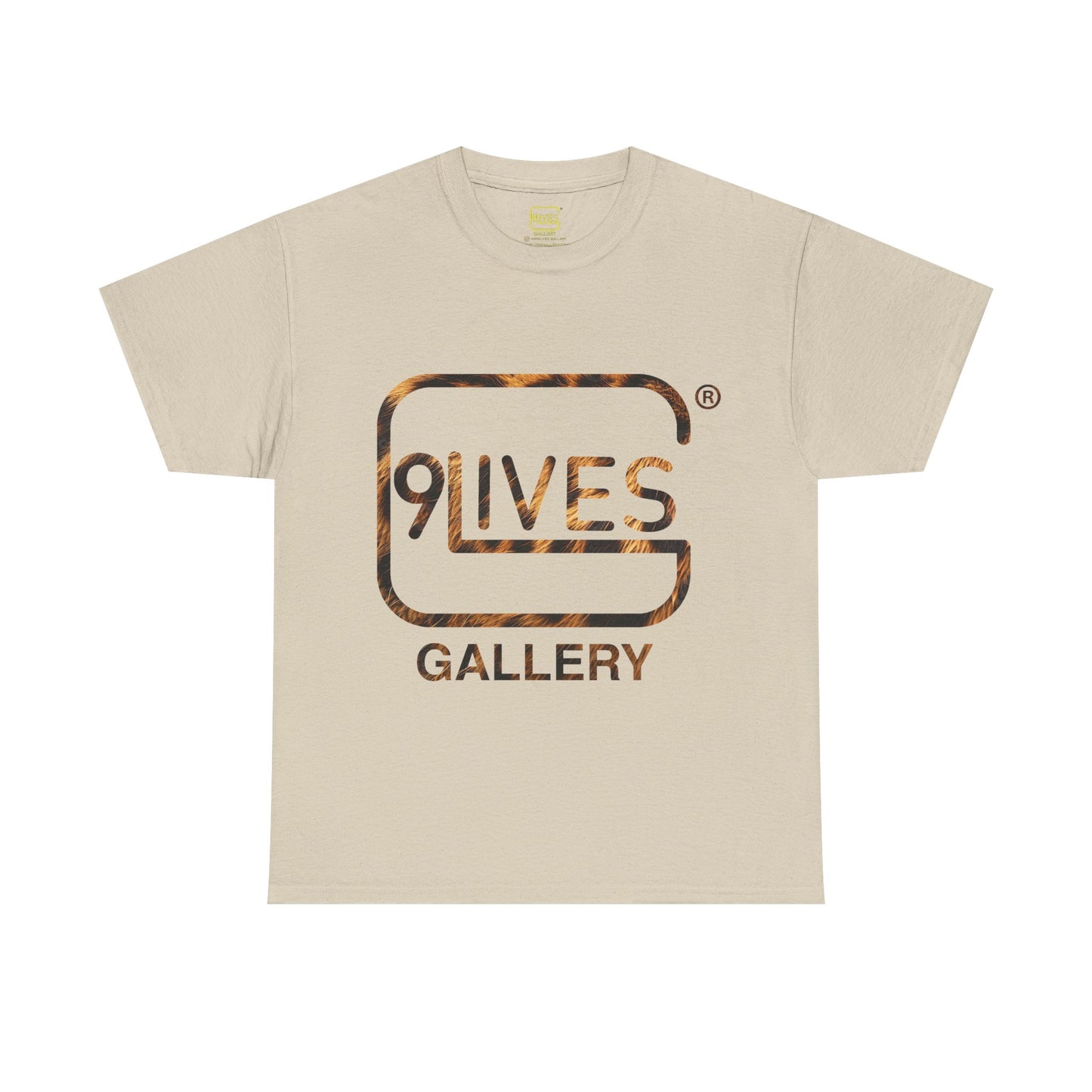 9LIVES Gallery Cheetah Logo Tee