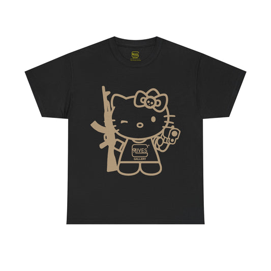 Hello Kitty Gun Tee (Sand Logo)